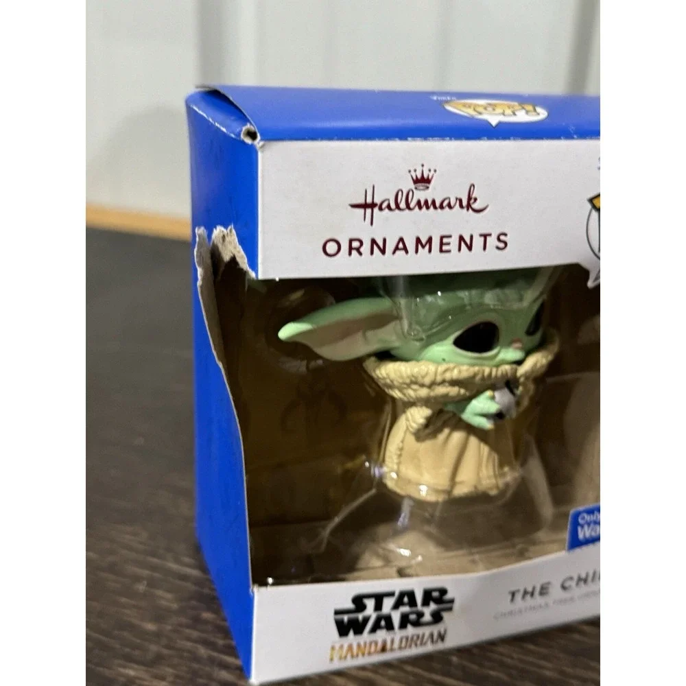 Hallmark 2021‎ Funko Pop Baby Yoda Child Star Wars Walmart Christmas Ornament